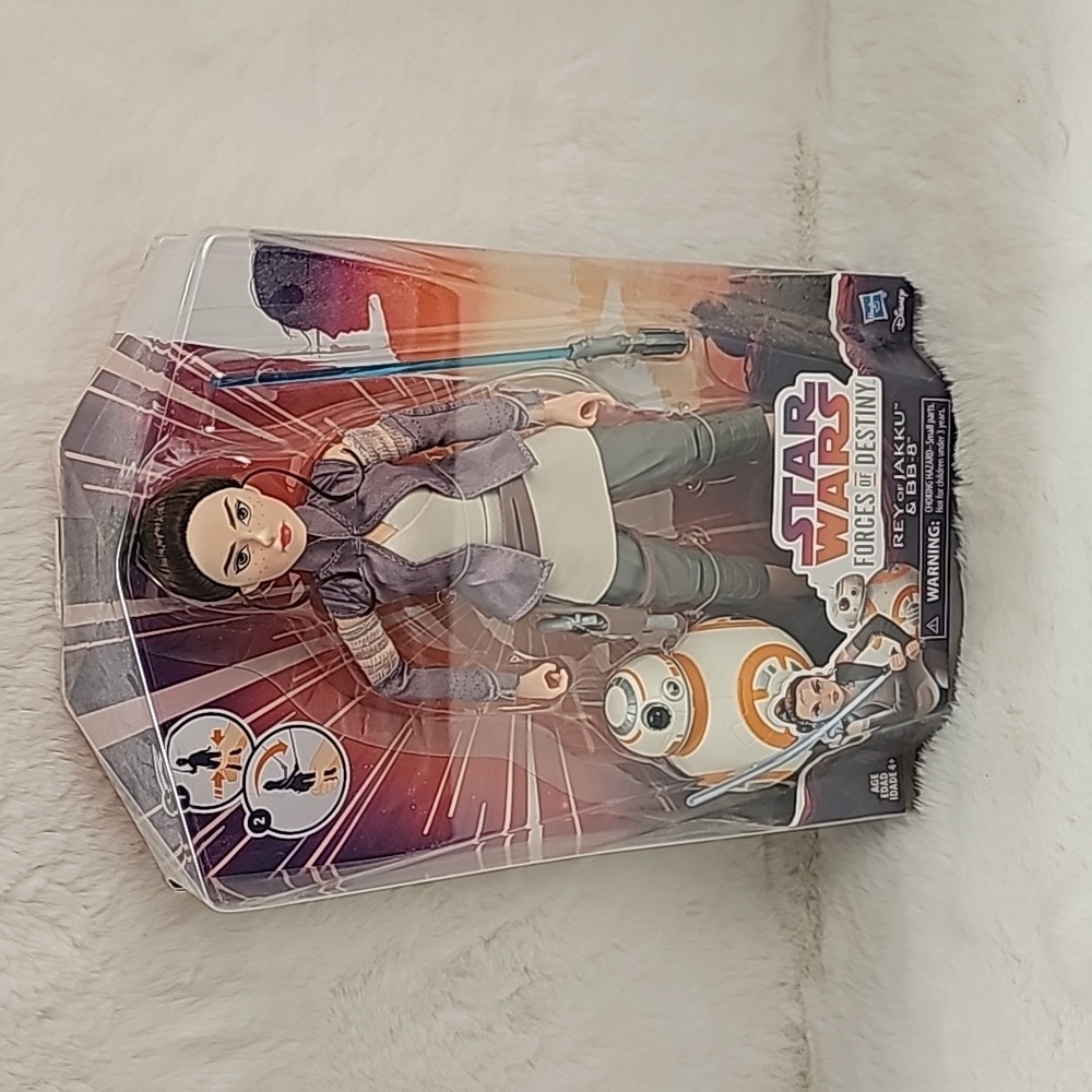 Star Wars Forces of Destiny Rey of Jakku & BB-8  Hasbro Disney